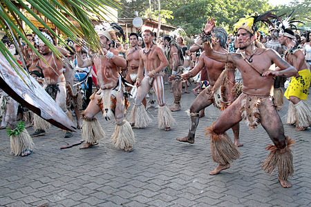 Danse traditionnelle, île de Pâques.