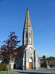 The church of Thiembronne