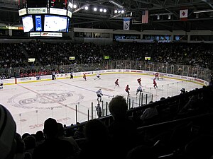 Innenansicht während eines Spiels der Seattle Thunderbirds (2012)