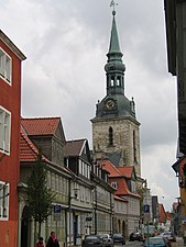 Toren van de Marienkirche in Wolfenbüttel