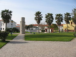 The main square of Vila do Bispo