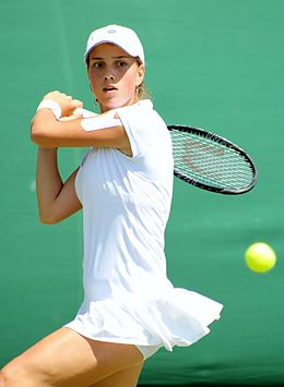 Anastasija Vasyljevová ve Wimbledonu 2014