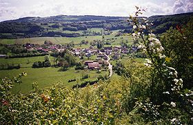 Vue générale de Rosières sur Barbèche