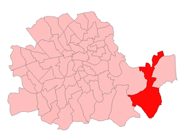 Woolwich West in the County of London 1918-50 WoolwichWest1918.png