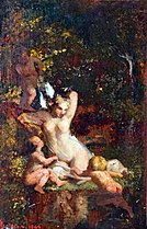 Baigneuse lutinée par des amours, 1846 - Musée de Cahors Henri-Martin[9]