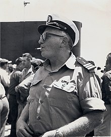 סא"ל יעקב יפה קצין כוח האדם של חיל הים, 1952.