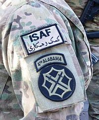 The 4th Alabama tab over the 142nd Battlefield Surveillance Brigade, Alabama National Guard[15]