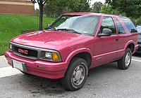 1995-1997 GMC Jimmy photographed in USA.