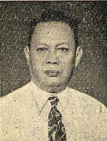 Official portrait of Abdul Hakim Harahap