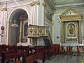 Púlito y altar del Sagrado Corazón de Jesus y de la virgen de la Asunción.