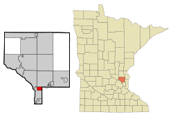 Vị trí trong Quận Anoka, Minnesota