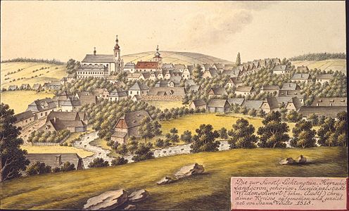 Ústí nad Orlicí en 1815.