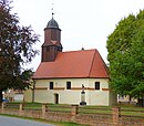 Dorfkirche Dobra und der alte Friedhof