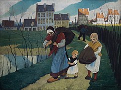 De voddenrapers (1914) von Eugène Laermans