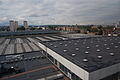 The trainshed from above