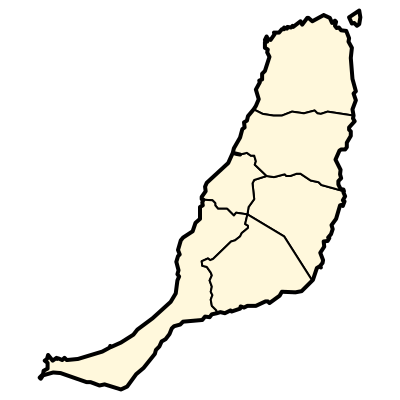 Lokacijska karta Fuerteventura