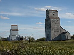 Grain Elevators at Snowflake