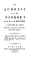 1711: Jupiter Hammon (An Address to Negros in the State of New York)