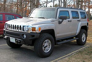 2005-2007 Hummer H3 photographed in USA.