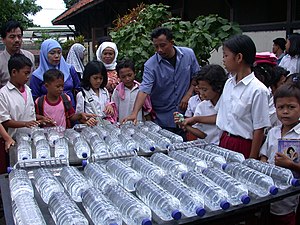SODIS water disinfection in Indonesia