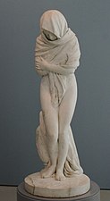 La frileuse (donna in inverno), Jean-Antoine Houdon (1783).
