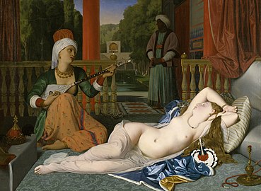 Odalisque with Slave, 1842, Walters Art Museum, Baltimore.
