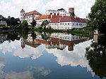 Jindřichův Hradecs slott i Sydböhmen, Tjeckien