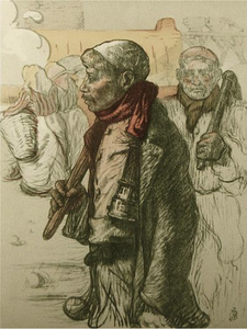 Au Pays noir, lithographie parue dans L'Estampe moderne (1898).