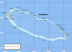 Detailkaart van het atol