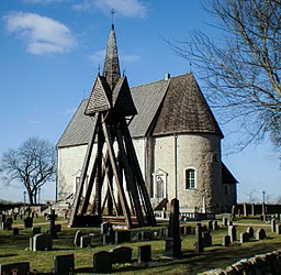 Kläckeberga kyrka i mars 2012