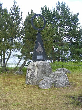 Monument bij de 60-ste breedtegraad