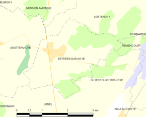 Poziția localității Estrées-sur-Noye