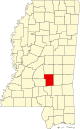 State map highlighting Smith County