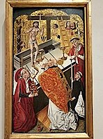 Mass of St. Gregory, c. 1490, attributed to Diego de la Cruz (Philadelphia Museum of Art)