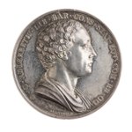 Mellgrens graverade medalj till Svenska Akademien såsom minne över Gudmund Göran Adlerbeth, 1818.