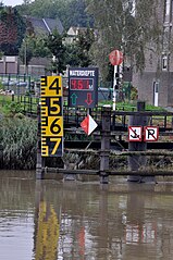 Waterdiepte 4,61 m te Melle op een ander tijdstip