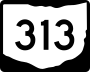 State Route 313 marker