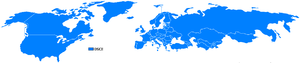 English: OSCE countries map