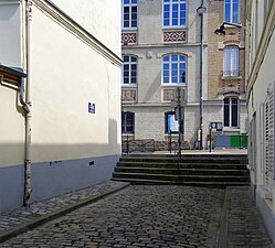 Escalier permettant l'accès à la rue Olivier-de-Serres.