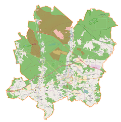 Mapa lokalizacyjna powiatu bolesławieckiego