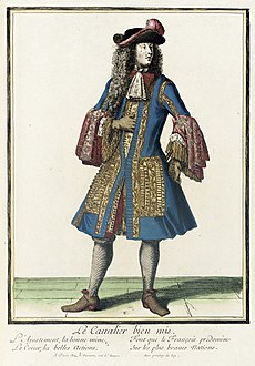 'Le Cavalier Bien Mis', Nicolas Bonnart (1637-1717), ca. 1684