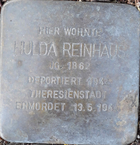 Stolperstein für Hulda Reinhaus