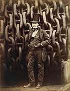 Robert Howlett (Isambard Kingdom Brunel Standing Before the Launching Chains of the Great Eastern), The Metropolitan Museum of Art - restoration1