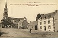 L'église Saint-Gilles et le bourg de Saint-Gilles-Vieux-Marché vers 1910.