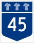 Highway 45 shield