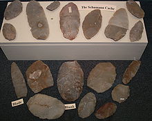 Some of the oldest stone tools found in Minnesota SchumannCache.JPG