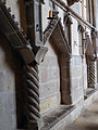 Gotická sedilia v hradní kapli na Křivoklátě
