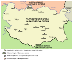 Revolutionary Serbia in 1813.