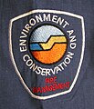 Authorised CALM Officer under Bush Fire Act shoulder patch for Western Australia Department of Environment and Conservation staff uniform work shirt, 2013.