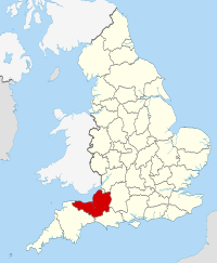 Somerset znotraj Anglije